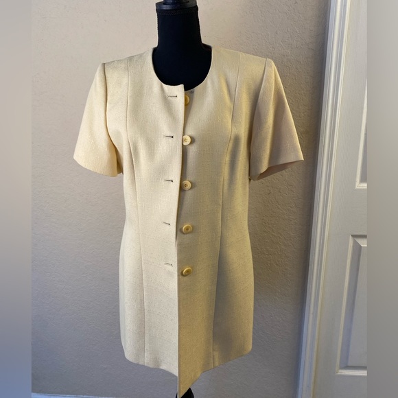 Le Suit vintage yellow women blazer‎ - Picture 2 of 10